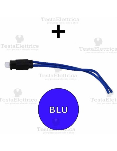 completo di spia led blu