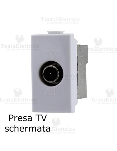 Presa coassiale derivata compatibile con serie Bticino Matix 