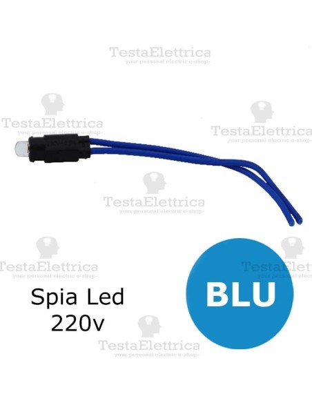 Spia Led Blu compatibile 220v 