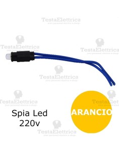 Spia Led arancione 220v compatibile 