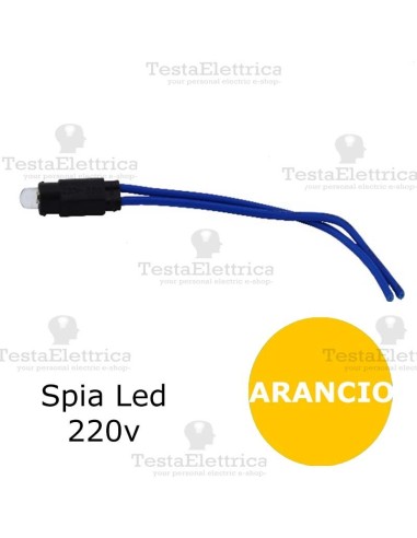 Spia Led arancione 220v compatibile 