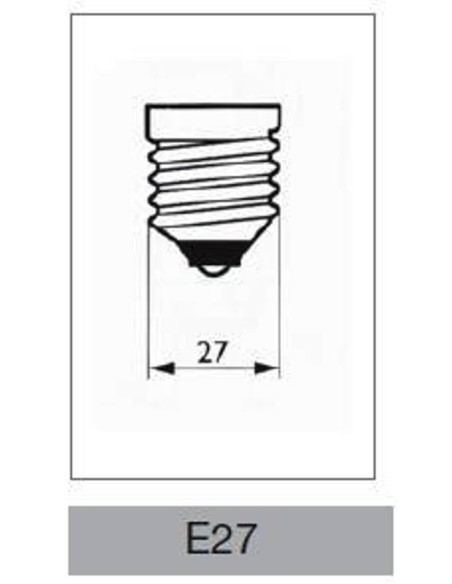 Lampada a incandescenza sfera 40W E27 Leuci