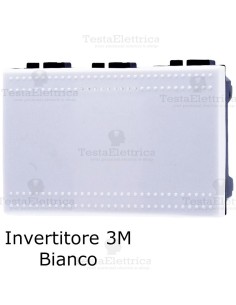 Invertitore 3 moduli compatibile con serie LivingLight Bianca