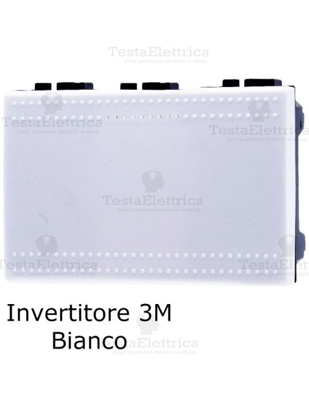 Invertitore 3 moduli compatibile con serie LivingLight Bianca