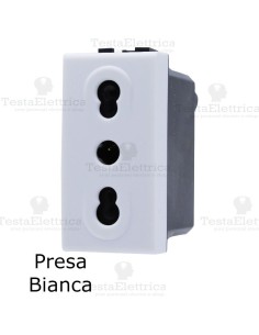 presa compatibile con serie LivingLight Bianca