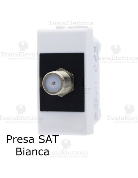 presa sat tv compatibile con serie LivingLight Bianca