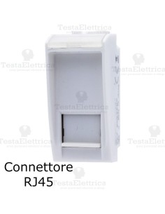 connettore rj45 compatibile con serie LivingLight Bianca