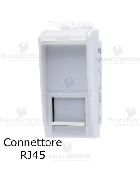 connettore rj45 compatibile con serie LivingLight Bianca