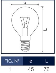 Lampada a incandescenza  sfera opale 40W E14 Leuci 2