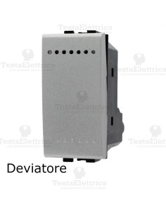 deviatore grigio compatibile con serie LivingLight tech