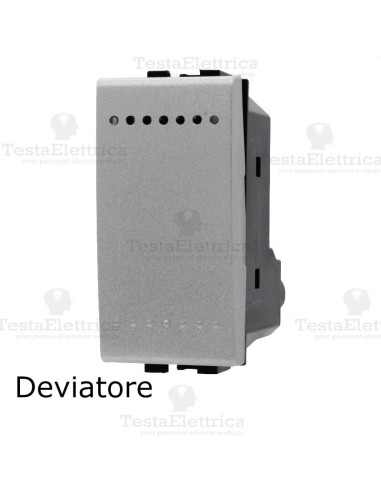 deviatore grigio compatibile con serie LivingLight tech