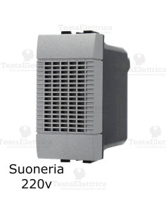Suoneria grigia compatibile serie Bticino Living Light tech