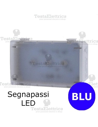 Segnapassi blu a LED per 503 compatibile Bticino Matix 