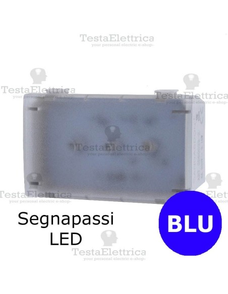 Segnapassi blu a LED per 503 compatibile Bticino Matix 