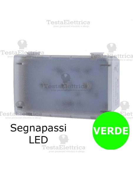 Segnapassi verde a LED per 503 compatibile Bticino Matix 