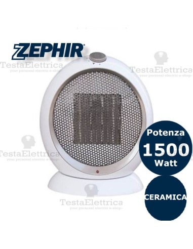Termoventilatore ceramico oscillante 1500w  ZEPHIR ZPTC100