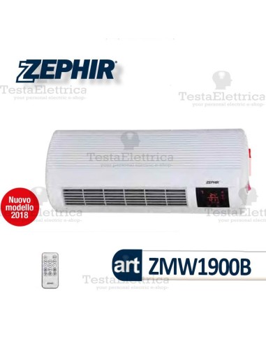 Termoventilatore da parete 2000w ZMW1900B zEPHIR nuovo modello