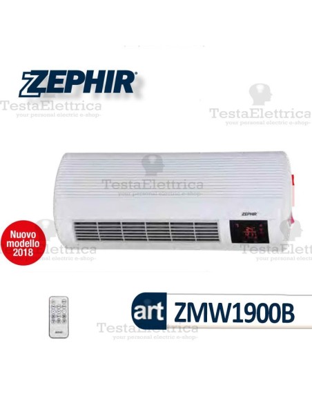 Termoventilatore da parete 2000w ZMW1900B zEPHIR nuovo modello