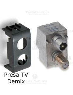 Presa demix compatibile con serie Bticino LivingLight