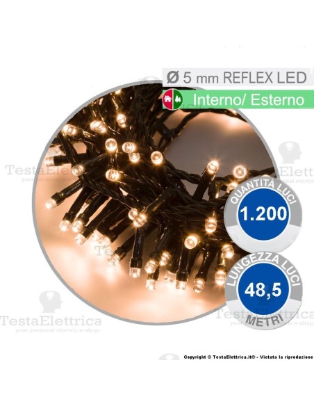 Serie di natale a led luce naturale 
