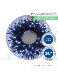 Catena di natale a led bianco freddo