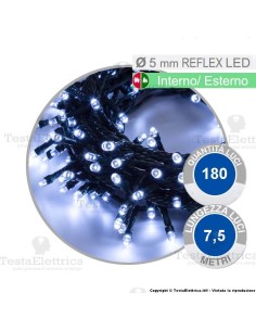 Catena di natale a led bianco freddo 