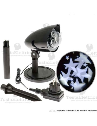 Proiettore a LED stelle rotanti