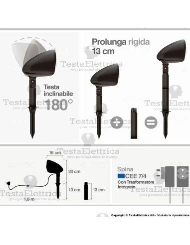 Proiettore a LED stelle rotanti