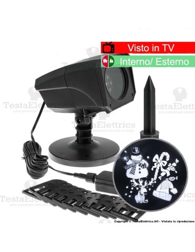 Proiettore natalizio a Led Oscar