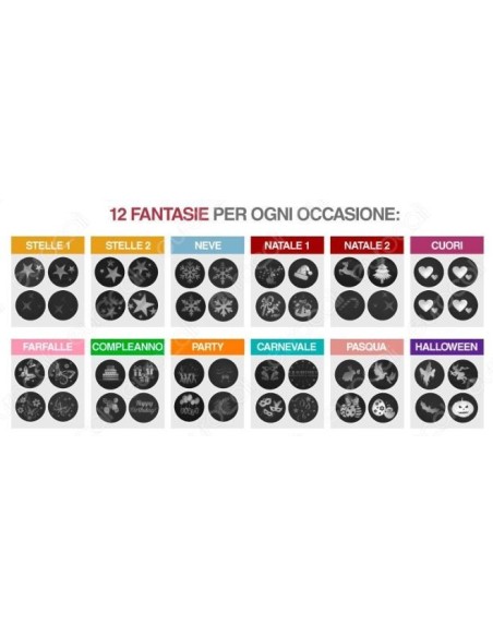 Proiettore natalizio a Led Oscar