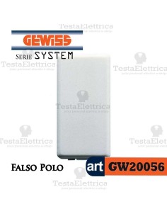 Copriforo bianco  Gewiss System GW20056