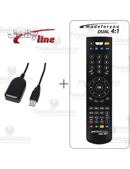 kit programmatore ir + telecomando