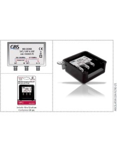 Miscelatore/demiscelatore di segnale SAT+DTT 