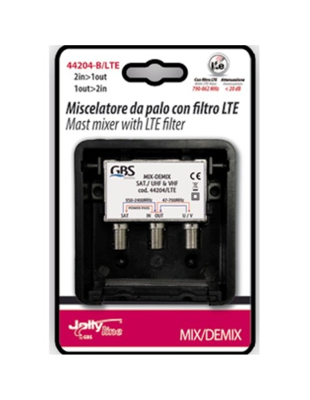 Miscelatore/demiscelatore di segnale SAT+DTT 