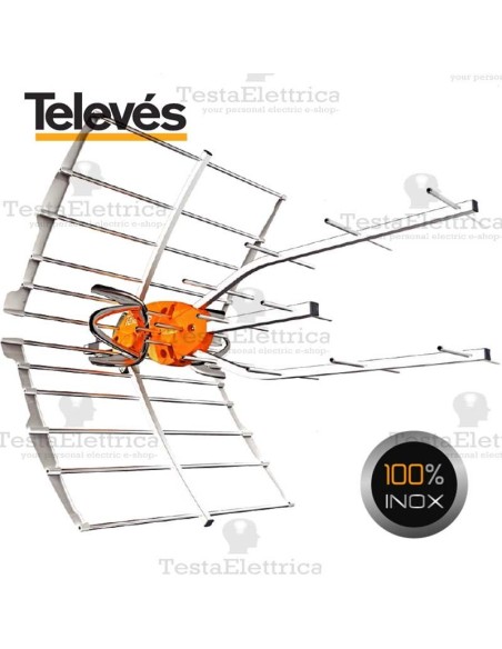 televes 148905 - meccanica 100% inox	