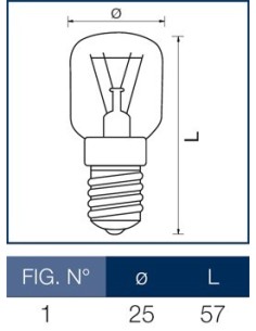Lampada a incandescenza piccola pera 1/2C 10W E14 Leuci 2