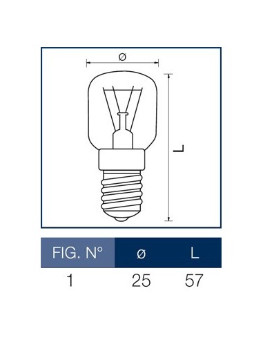 Lampada a incandescenza piccola pera 3C 13W E14 Leuci