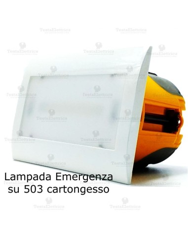 Lampada emergenza LED cartongesso
