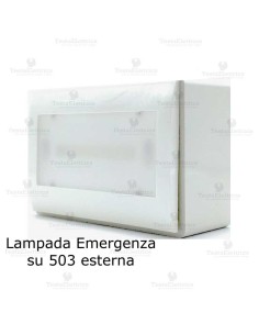 Lampada emergenza LED 503 a parete