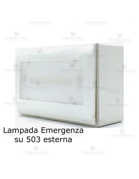 Lampada emergenza LED 503 a parete