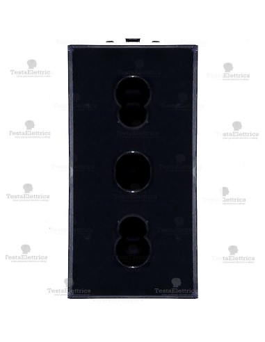 presa compatibile bticino axolute - fronte