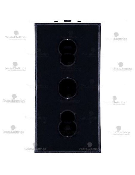 presa compatibile bticino axolute - fronte