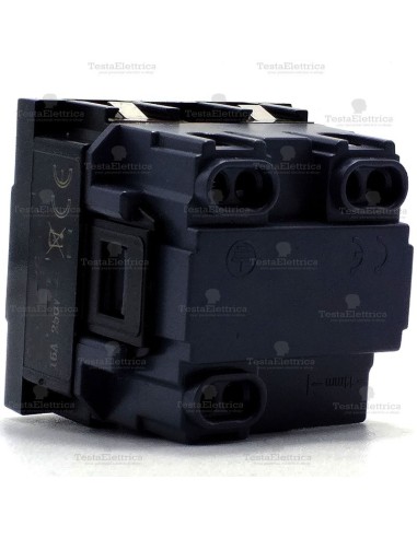 presa schuko compatibile axolute - retro