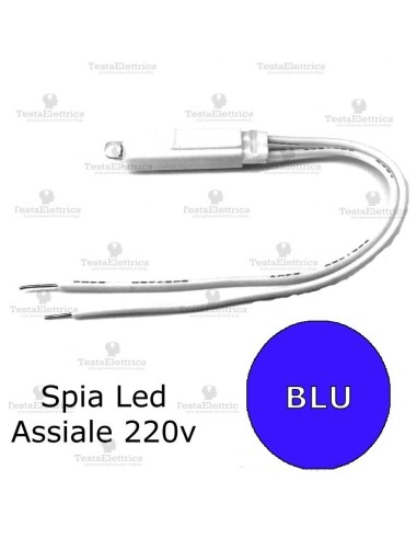 Spia Led compatibile comandi assiali bticino blu