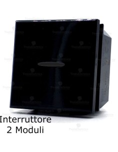 interruttore 2 moduli compatibile bticino axolute 