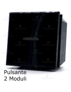 pulsante 2 moduli compatibile bticino axolute 