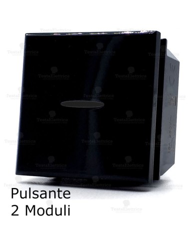 pulsante 2 moduli compatibile bticino axolute 