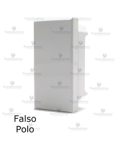 falso polo compatibile bticino axolute bianca
