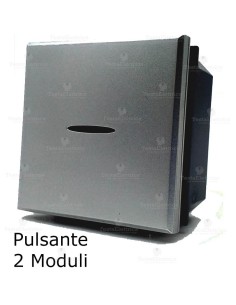 pulsante 2 moduli compatibile bticino axolute tech