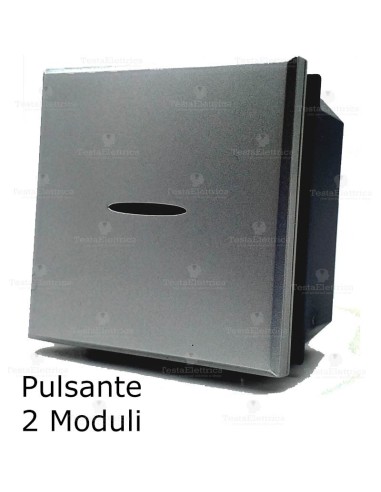 pulsante 2 moduli compatibile bticino axolute tech